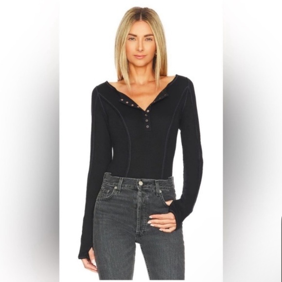 Free People Tops - Free People Sloan Bodysuit NWT